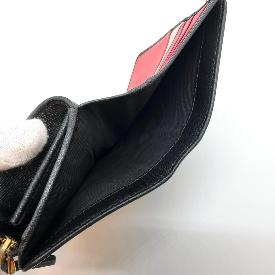 ◇プラダ◇1ML225/サフィアーノ/コンパクトウォレット/二つ折り財布 ◇プラダ◇1ML225/サフィアーノ/コンパクトウォレット/二つ折り財布