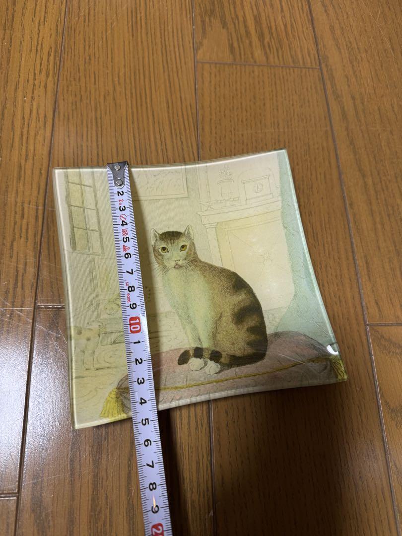 John Derian ジョンデリアン　猫デコパージュプレート