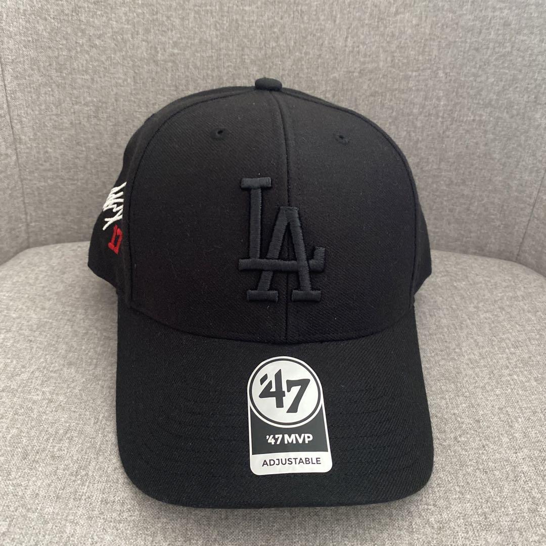 ドジャース 大谷翔平サイン入り、デコピン刺繍47 MVPキャップ ドジャース 大谷翔平サイン入り、デコピン刺繍47 MVPキャップ