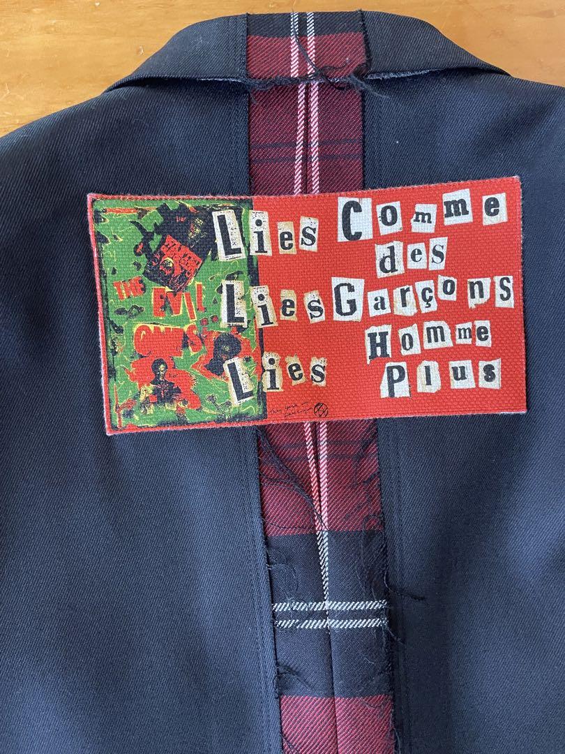 2008AW 裁ち切りチェック切替ジャケット