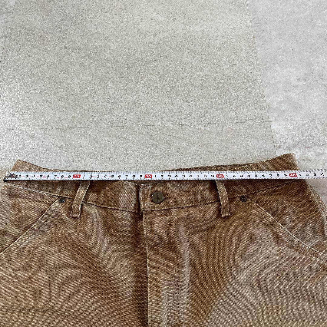 レア Carhartt ダブルニー USA製 ショーツ W34 カーハ