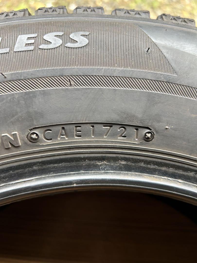 195/65R15 VRX2 中古スタッドレスタイヤ　4本セット　バリ山