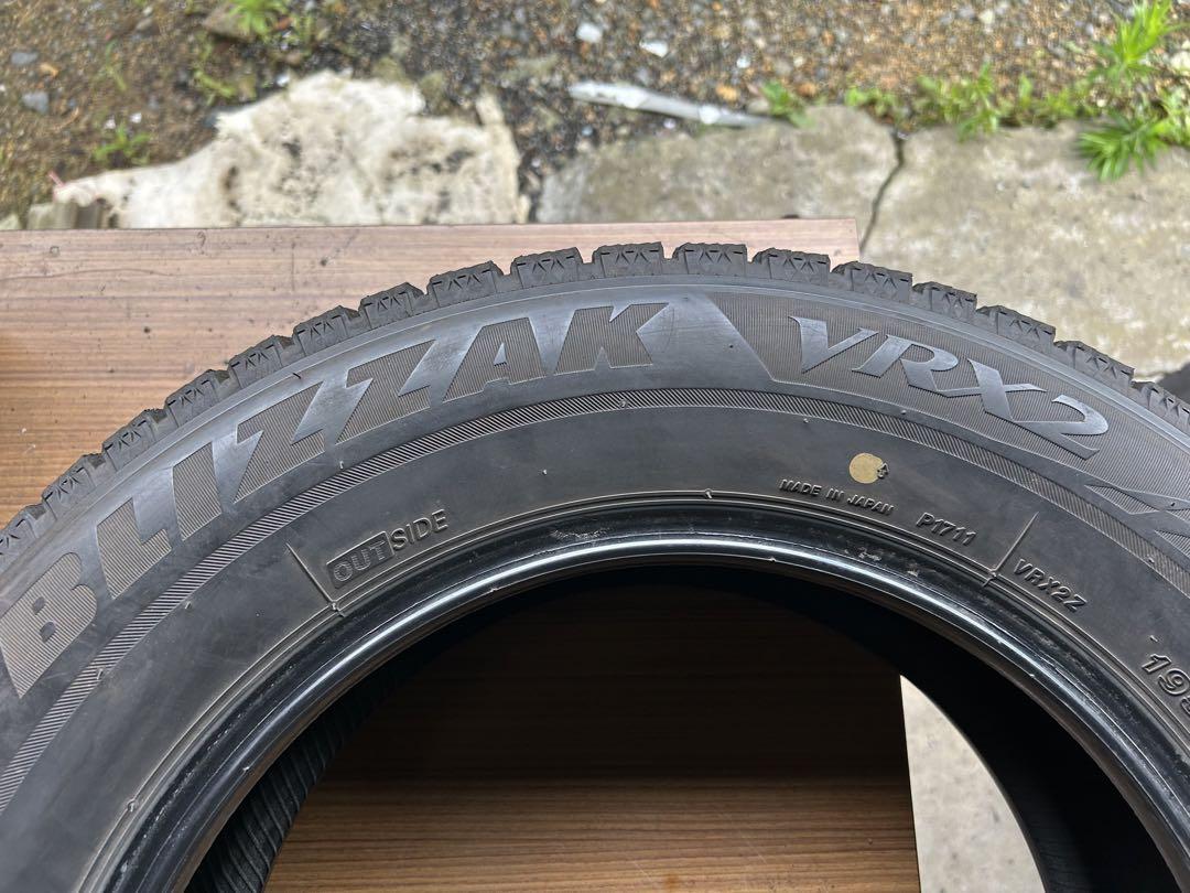 195/65R15 VRX2 中古スタッドレスタイヤ　4本セット　バリ山