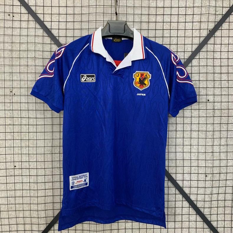 asics　日本代表ユニフォーム　1998　O　ワールドカップ　サッカー　青 Japan 1998 Asics soccer jersey #10 Hiroshi Nanami. RARE | eBay