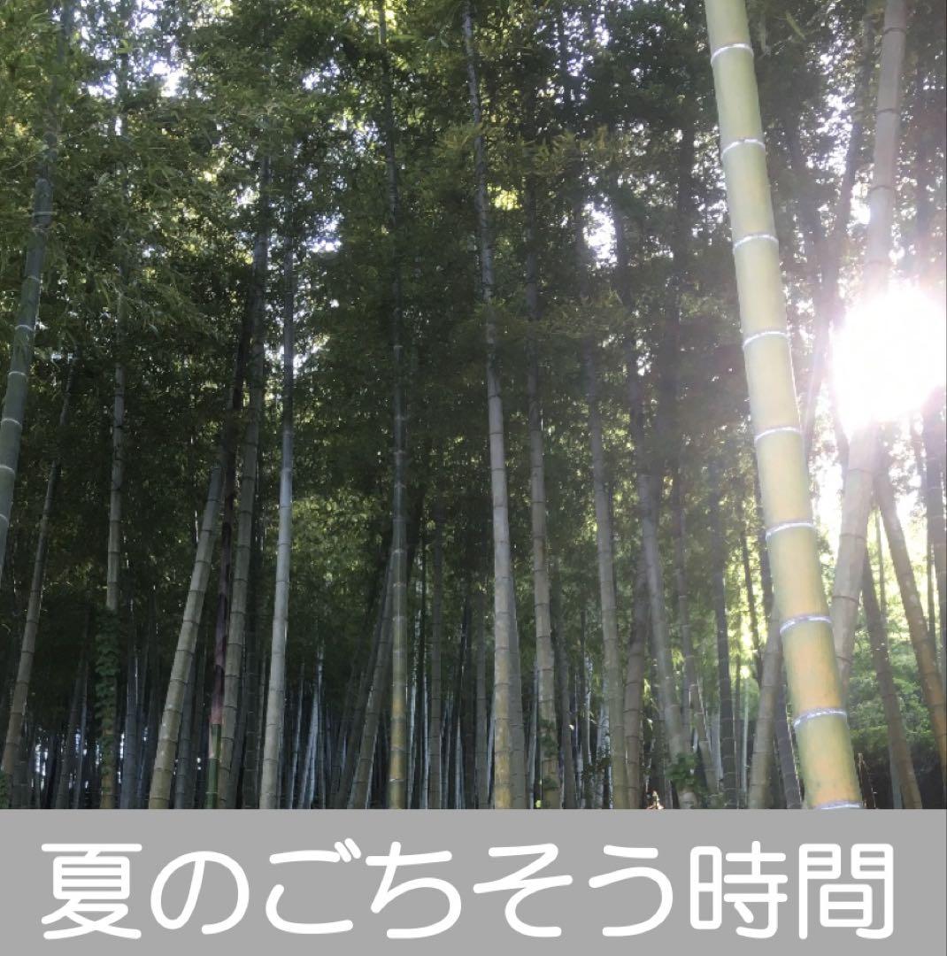 24時間以内発送　涼風の流しそうめん - 油抜き天然竹セット〜総長さ約270cm