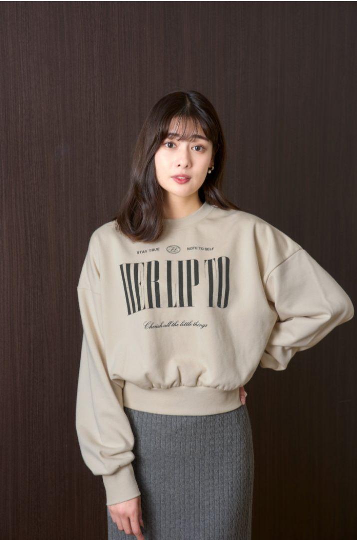 新品 Herlipto Cherish Oversized Sweatshirt