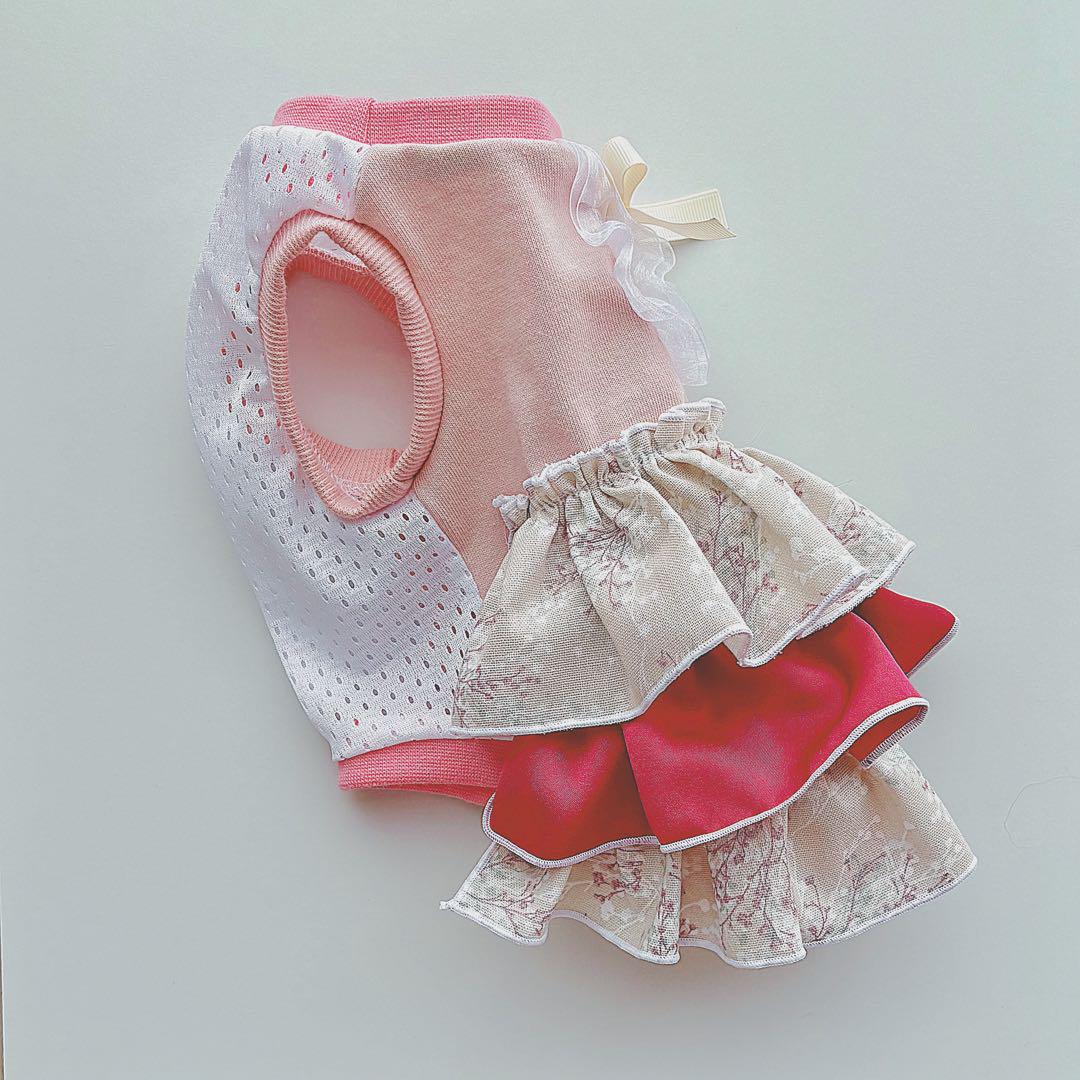 20%OFF】ハンドメイド・犬服・ワンピース・SS（19）最終SALE