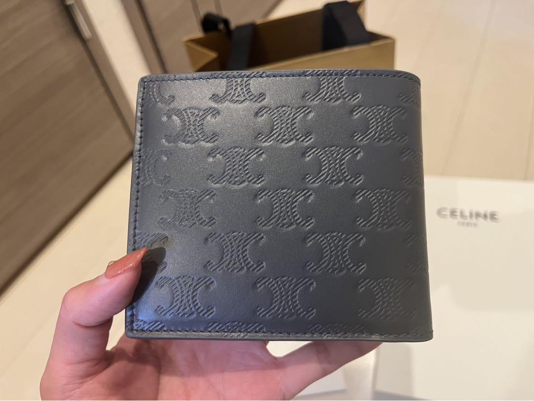 CELINE グレー 二つ折り財布