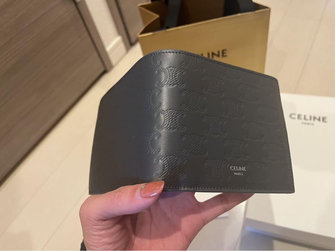 CELINE グレー 二つ折り財布