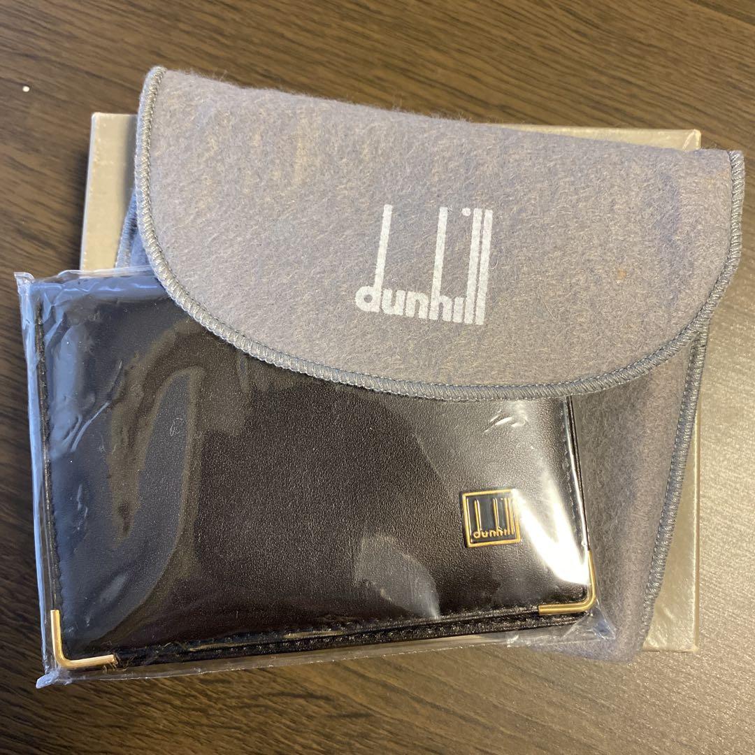 dunhill Oxford レザー 名刺入れ 黒