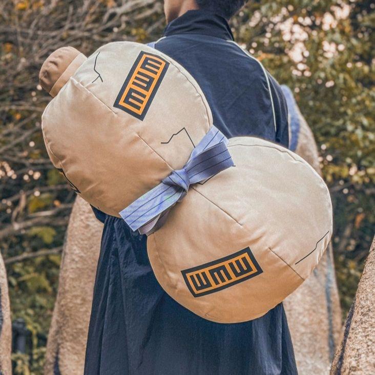 NARUTO　ニジゲンノモリ　忍里　限定　我愛羅の瓢箪風リュック