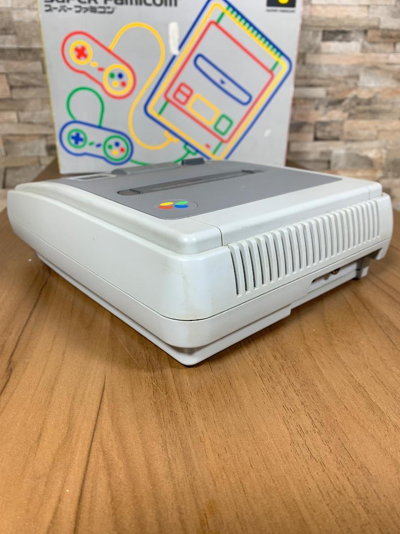格安新作登場 美品 SFCスーパーファミコン 本体一式 箱付き おまけソフト付 W7oDs-m97065812198 大得価低価