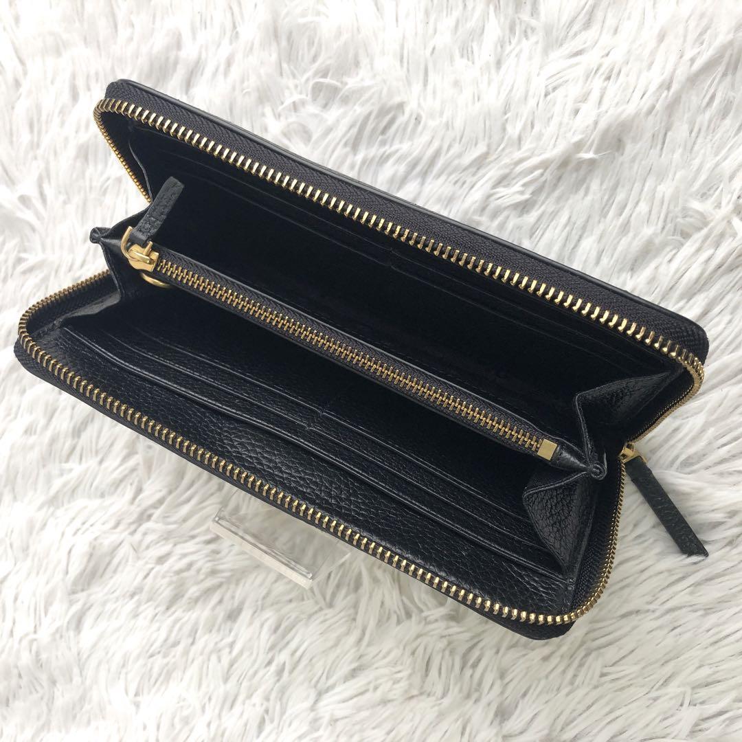 財布 レディース 黒 TORY BURCH トリーバーチ 長財布 ラウンドジップ