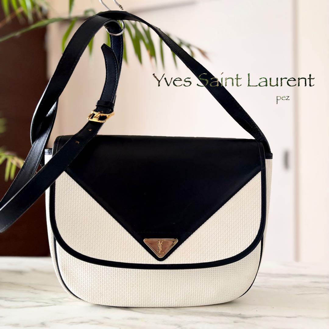 正規品 YSL イヴサンローラン レザーショルダーバッグ - メルカリ