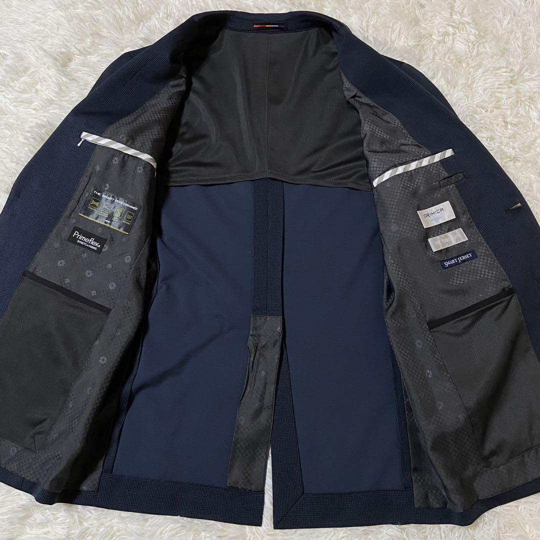 美品 ORIHICA セットアップ スーツ 洗える SMART JERSEY