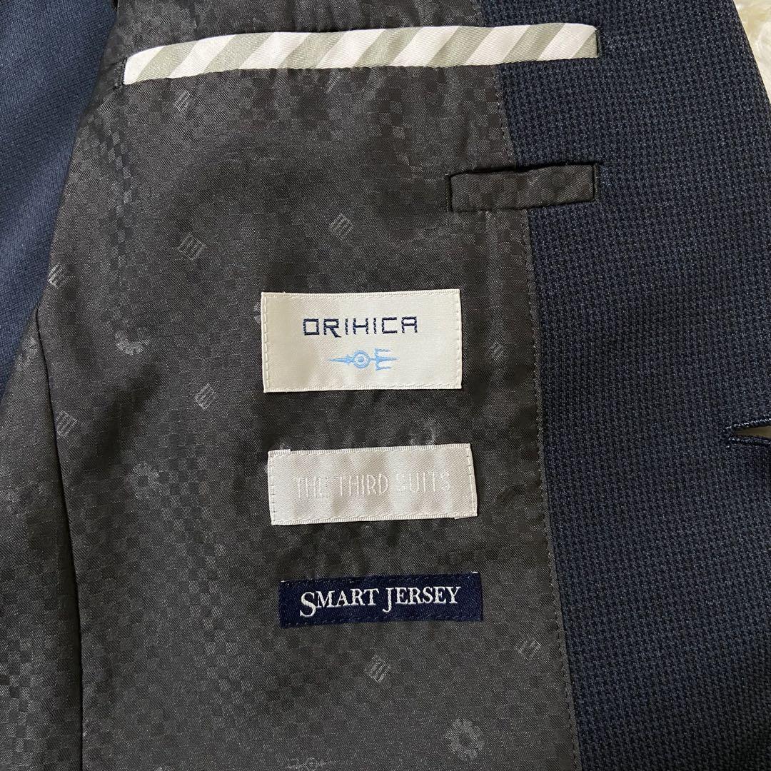 美品 ORIHICA セットアップ スーツ 洗える SMART JERSEY