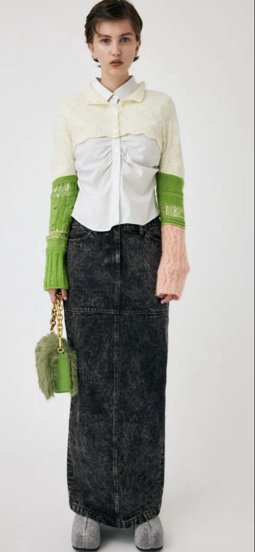 moussy デニムスカート　ロング　1
