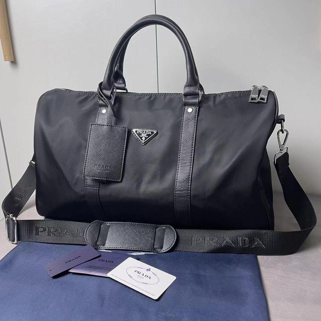 大人気 PRADAプラダ 2way ボストンバッグ ブラック テスート