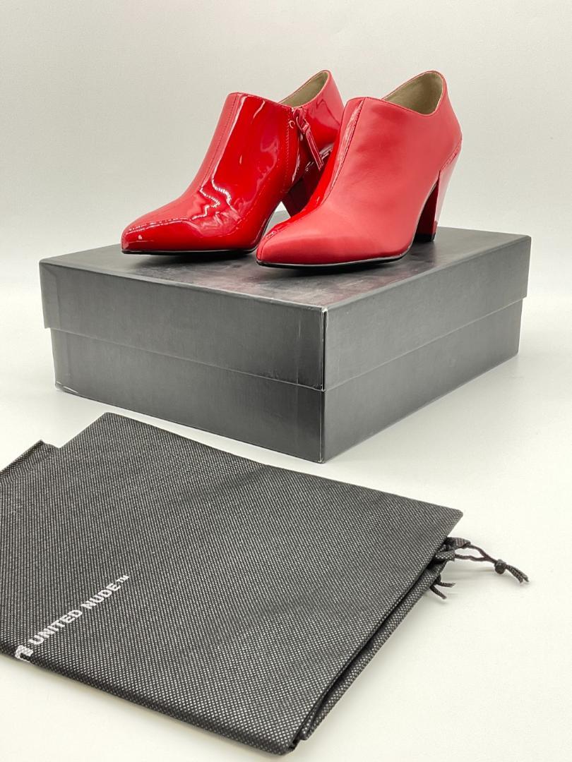 【未使用品】UNITED NUDE サイドジップヒールパンプス