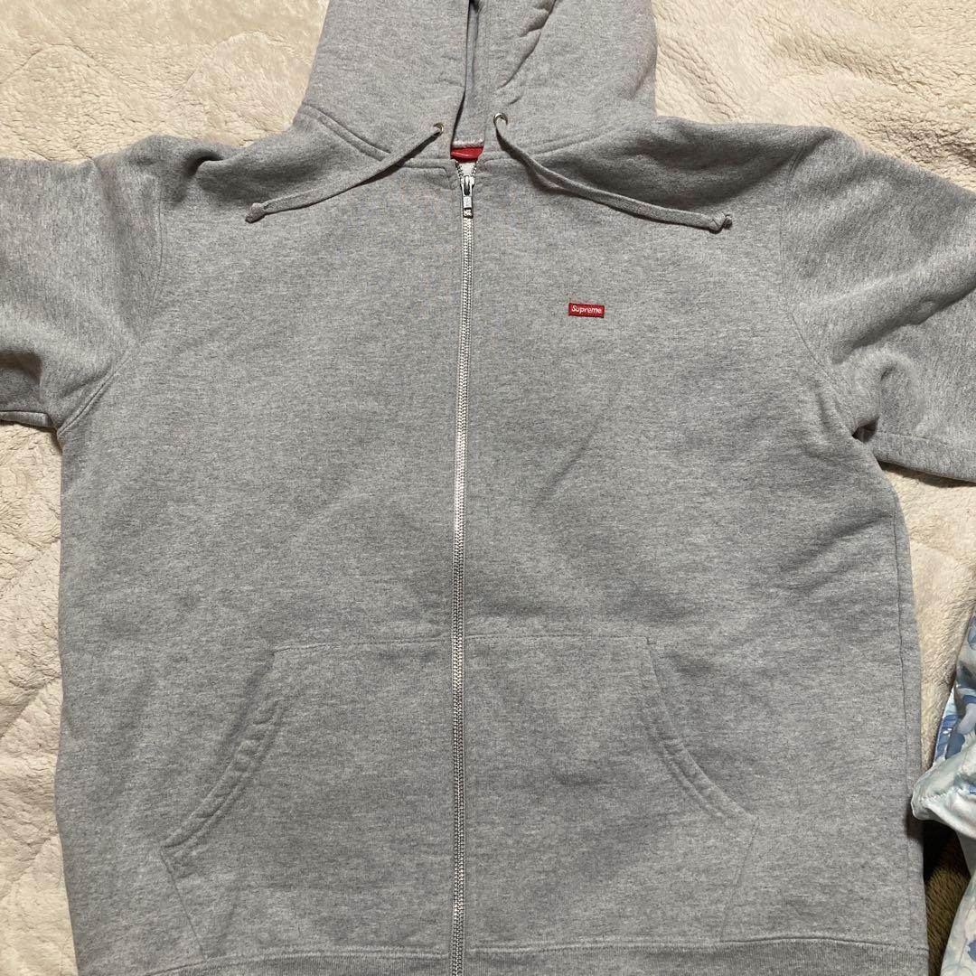 supreme ジップパーカー ボックスロゴ Lサイズ