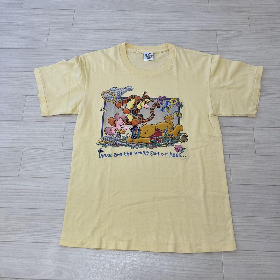 ディズニーくまのプーさん90s刺繍tシャツ