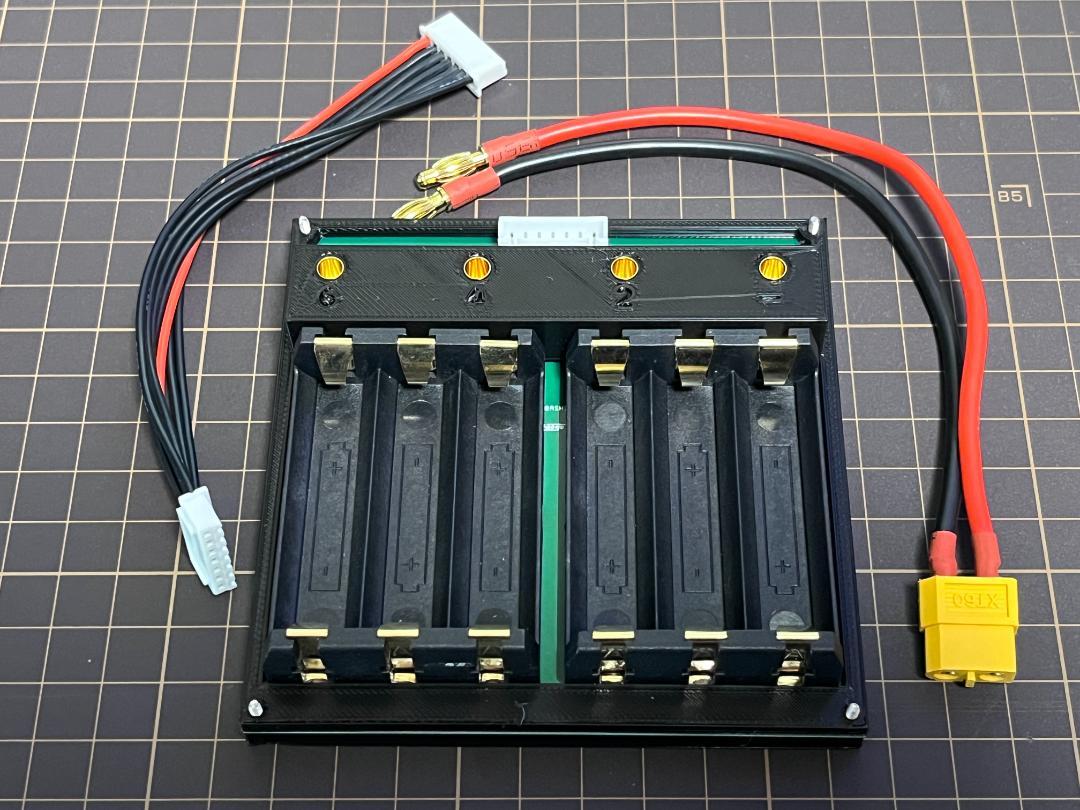 6セルバランス充電用ホルダー(6,4,2,1セル対応) - メルカリ