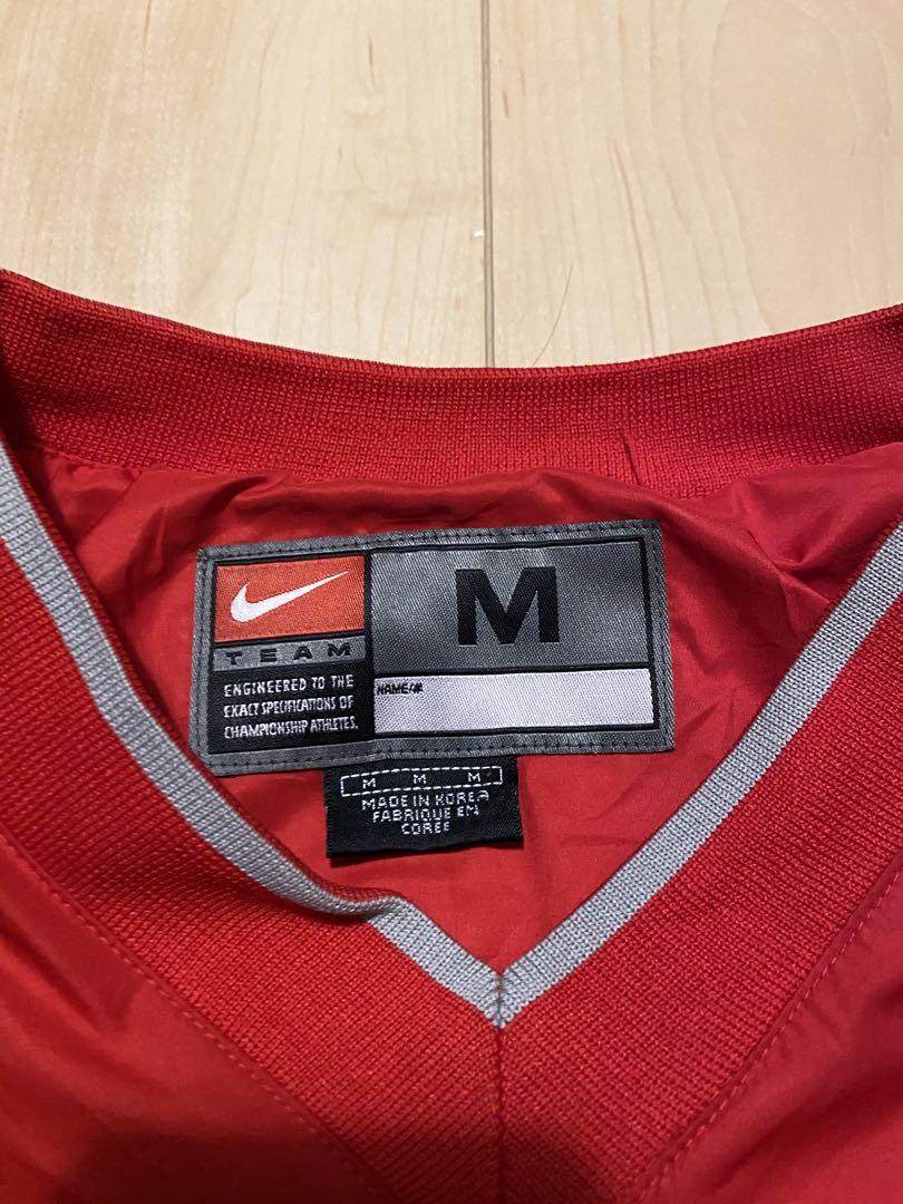 nike ナイキ オハイオ州立大学 ナイロンジャケット Vジャン