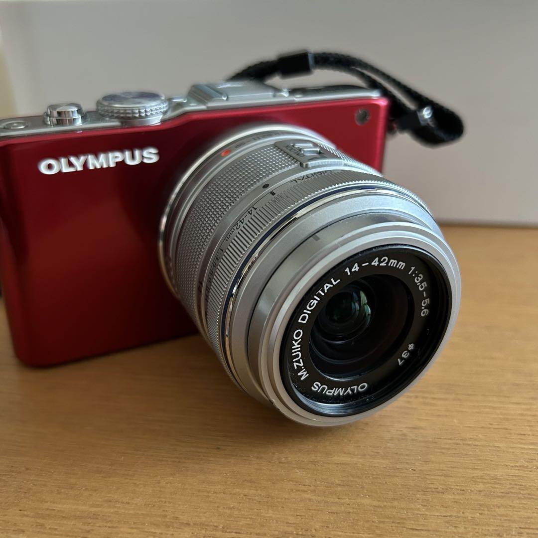 おまけ付き】オリンパス PEN Lite E-PL3 レッド