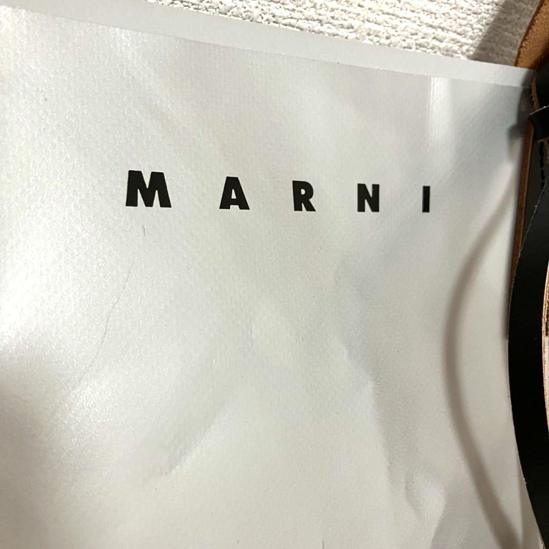 MARNI トライベッカ トートバッグ 肩掛け バイカラー