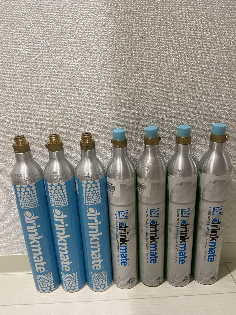 drinkmate 空　ガスシリンダー　7本セット