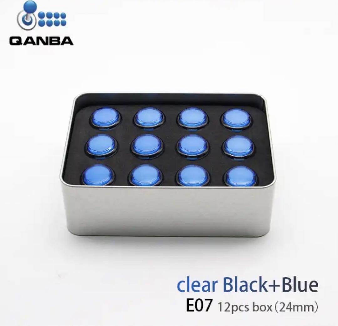 新品)Qanba Gravity KS ハメ込み式押しボタン24mm 12個