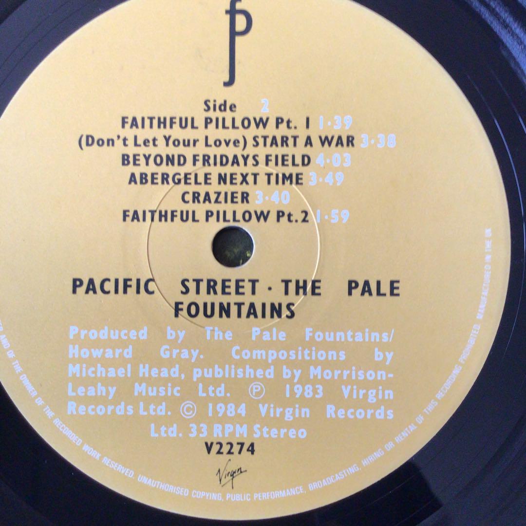 洋楽 The pale fountains Pacific streetUSV2274