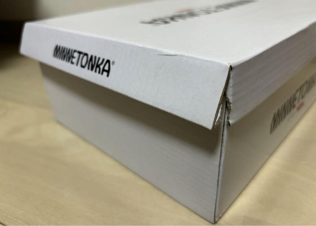 【未使用】MINNETONKA タッセルローファー ブラック サイズ5