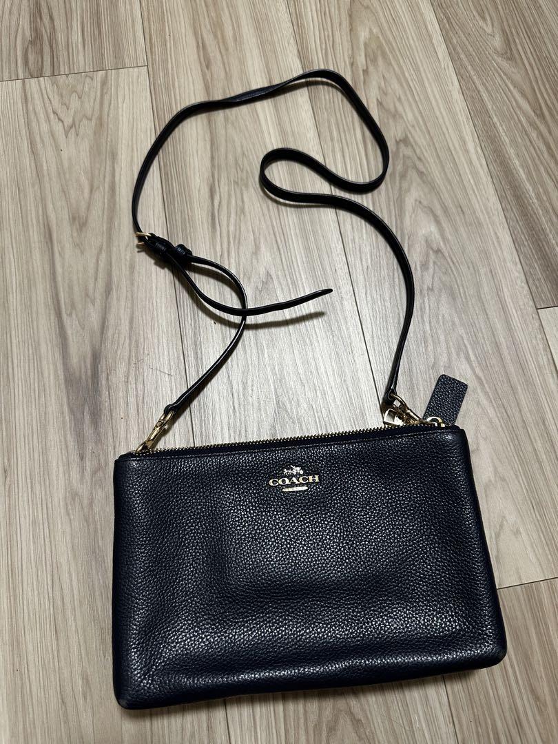 COACH レザーバッグ ダブルジッパー - バッグクラシック