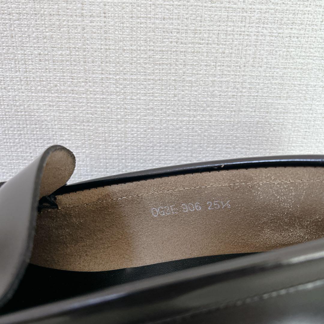 ⭐️極美品　HARUTA ローファー　25.5㎝　黒色　ブラック　906 本革