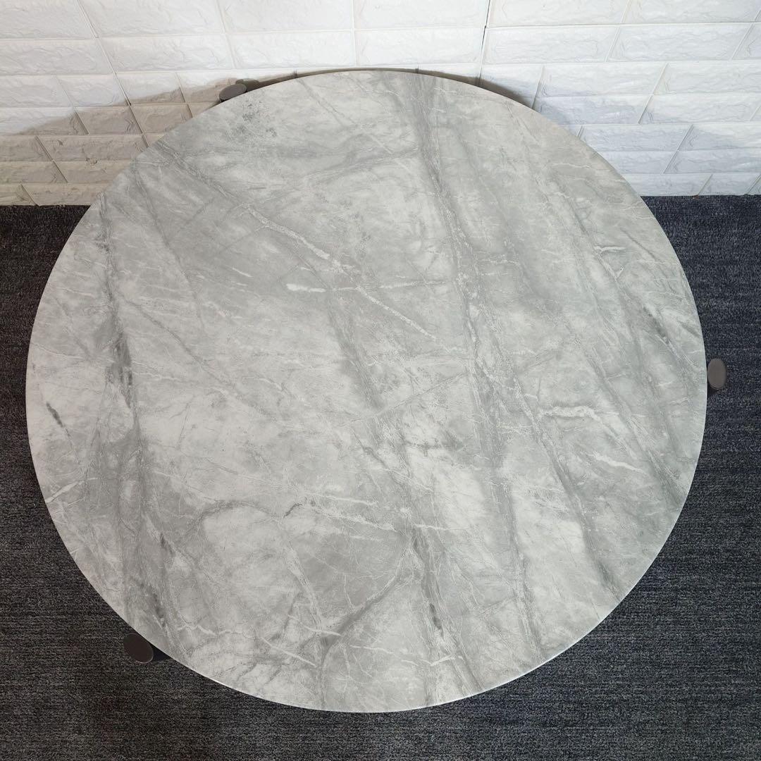 大理石調 リビングテーブル