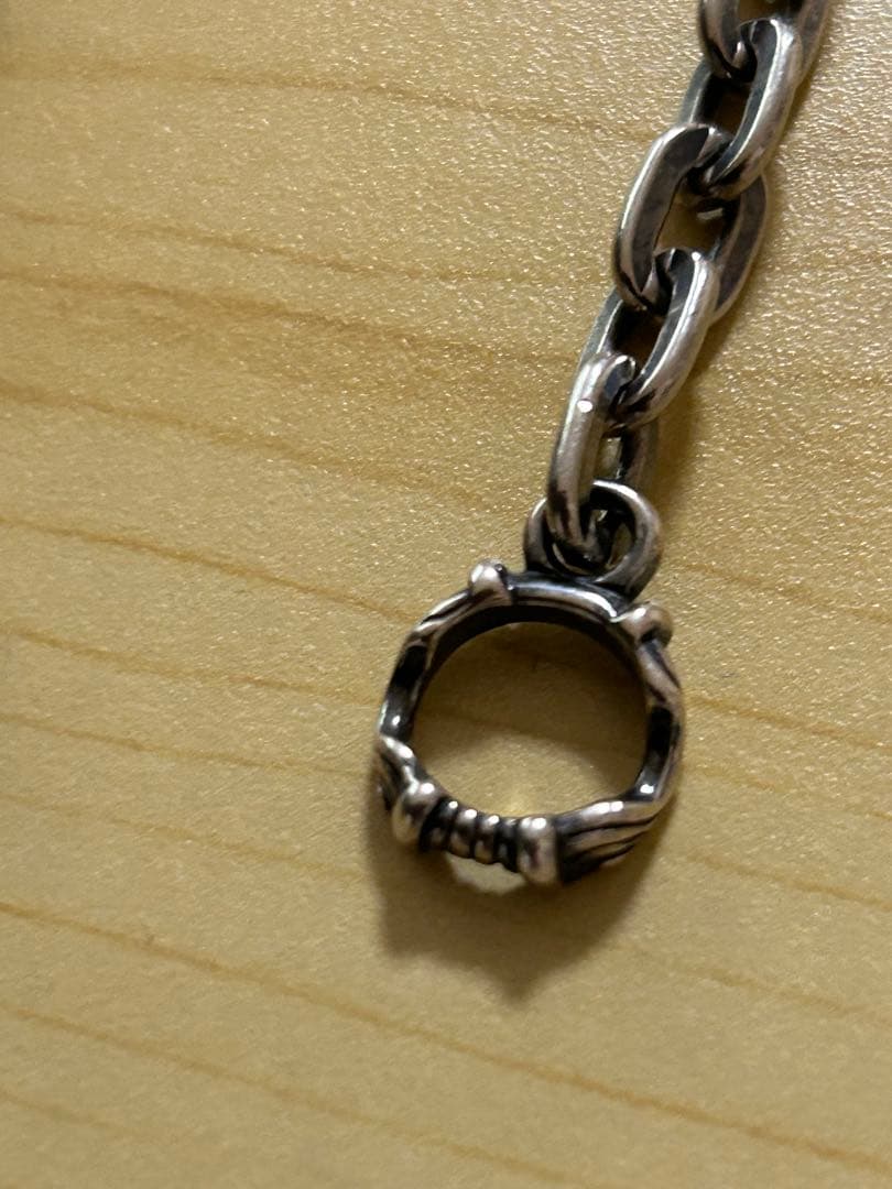 トラヴィスワーカー OVAL LINK NECKLACE WITH T-BAR トラヴィス