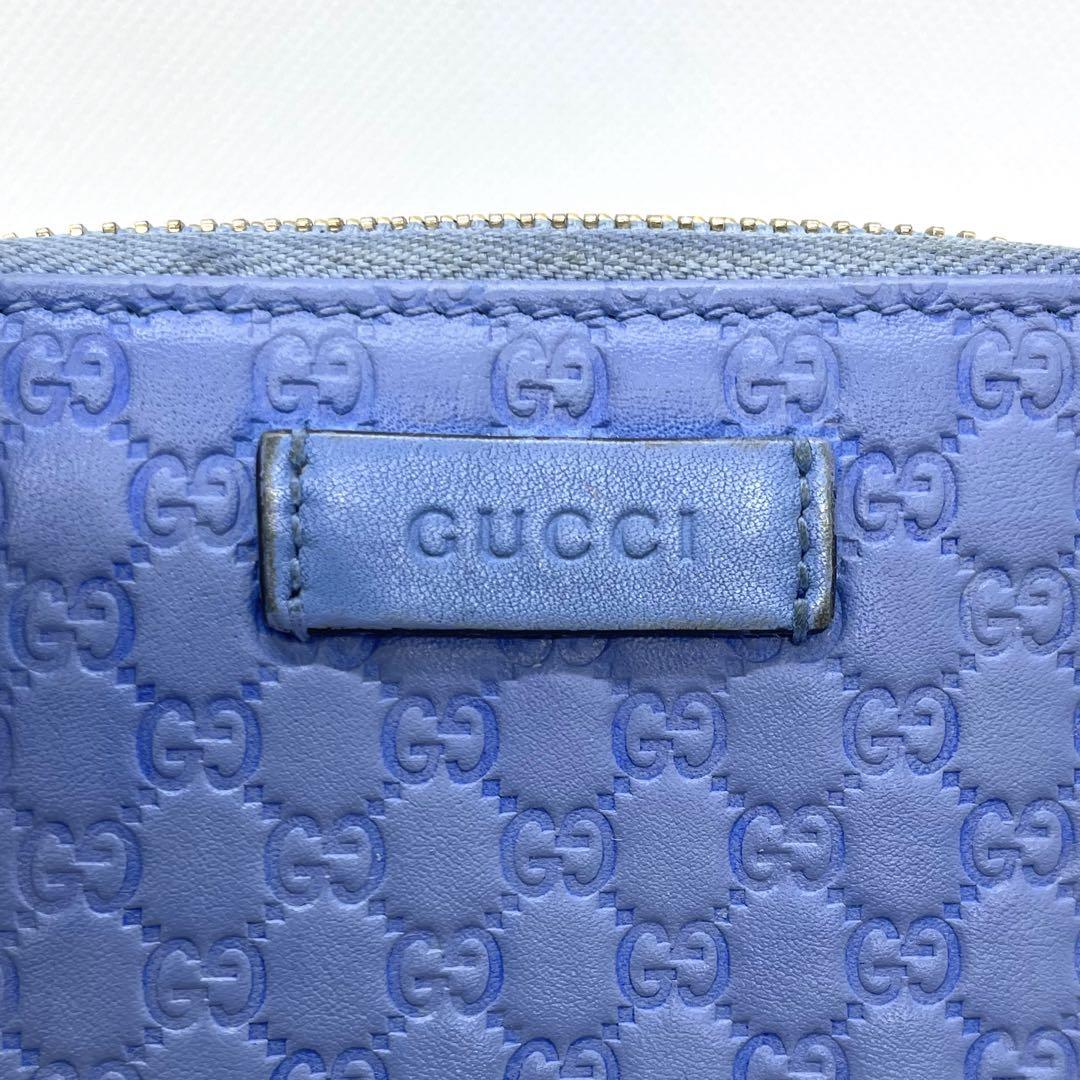 希少・極上美品✨】グッチ 二つ折り財布 ラウンドファスナー 希少・極上美品✨】グッチ 二つ折り財布 ラウンドファスナー