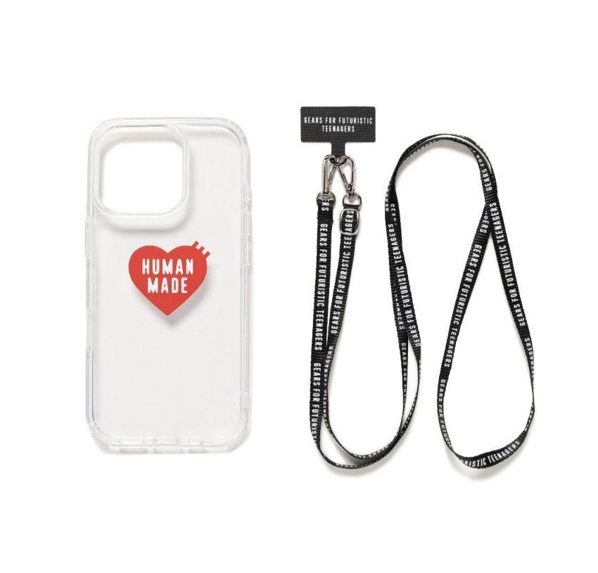 HUMAN MADE iPhone 16pro case ストラップ付き ケース HUMAN MADE iPhone 16pro case ストラップ付き - メルカリ