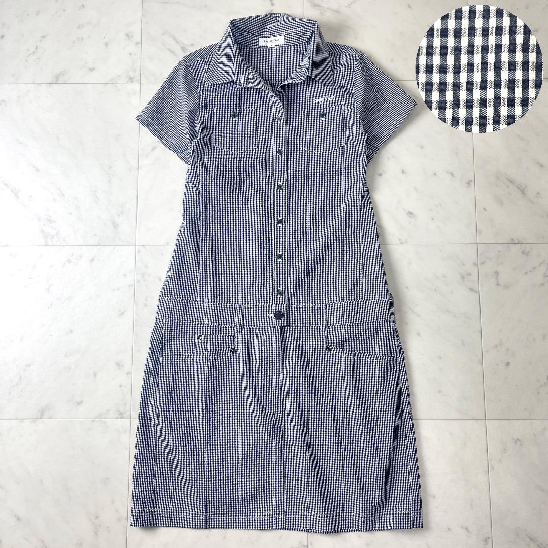 新品⭐︎ カルバンクライン M ゴルフ シャツ ワンピース ギンガムチェック