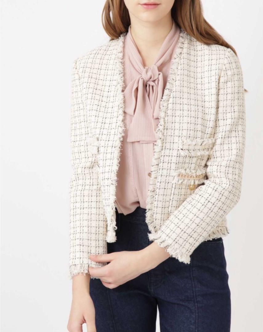 美品】JILL STUART ジルスチュアート サリーツイードジャケット