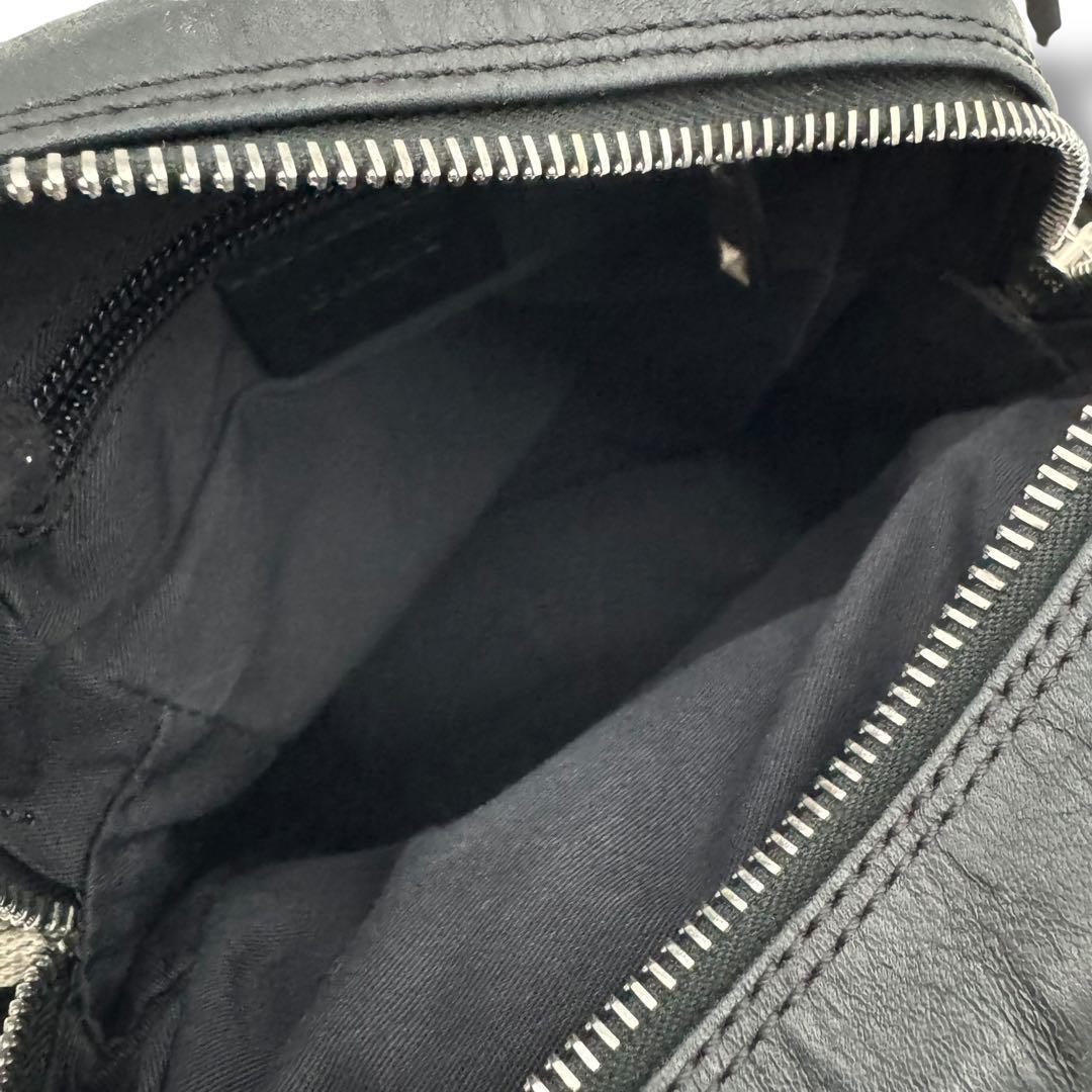 BALLY ショルダーバッグ クロスボディ レザー 南京錠 ブラック