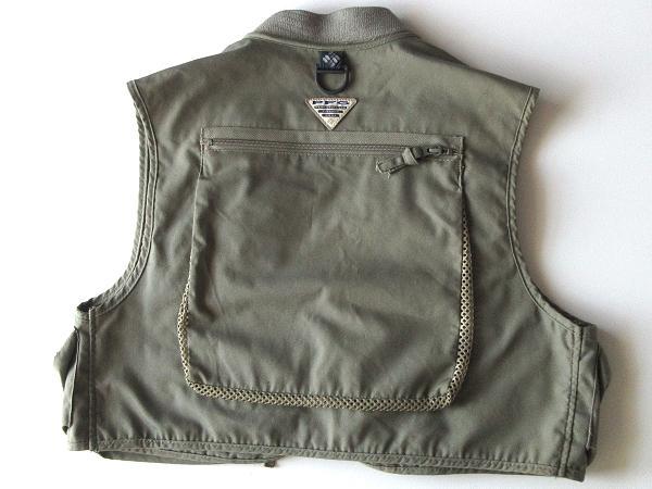 希少 90sビンテージ Columbia フィッシングベスト S カーキ