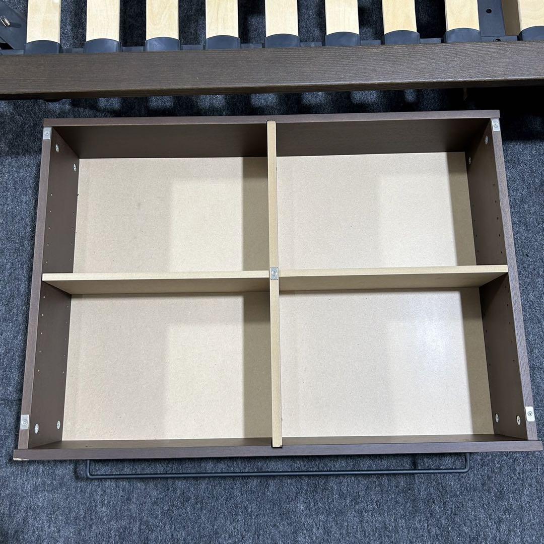MUJI 無印良品 ベッドフレーム スモール 天然木 収納セット d2806