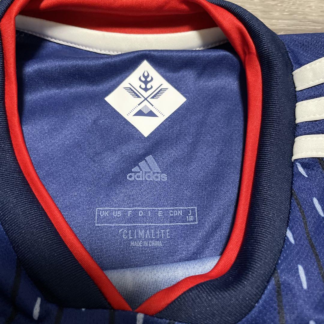 美品 Adidas JFAサッカー日本代表 ユニフォーム 18-19勝色 160