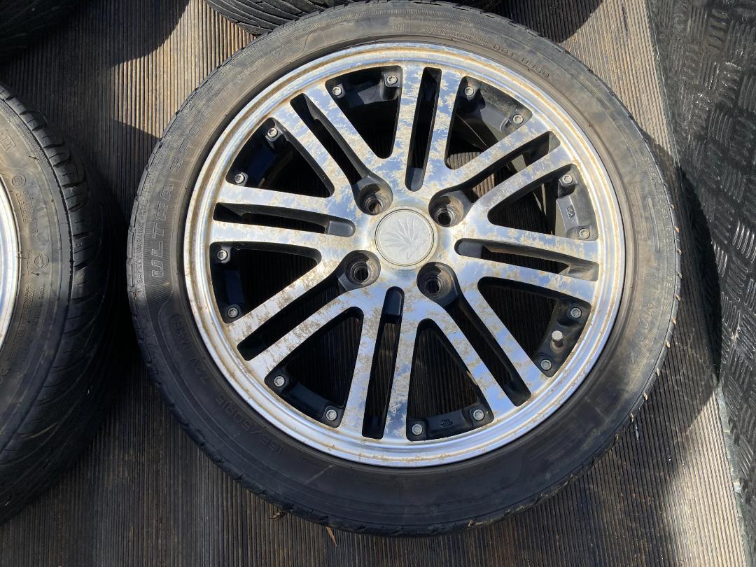 ①レアマイスター バルクK 5J-15 +45 165/50R15　2本セット