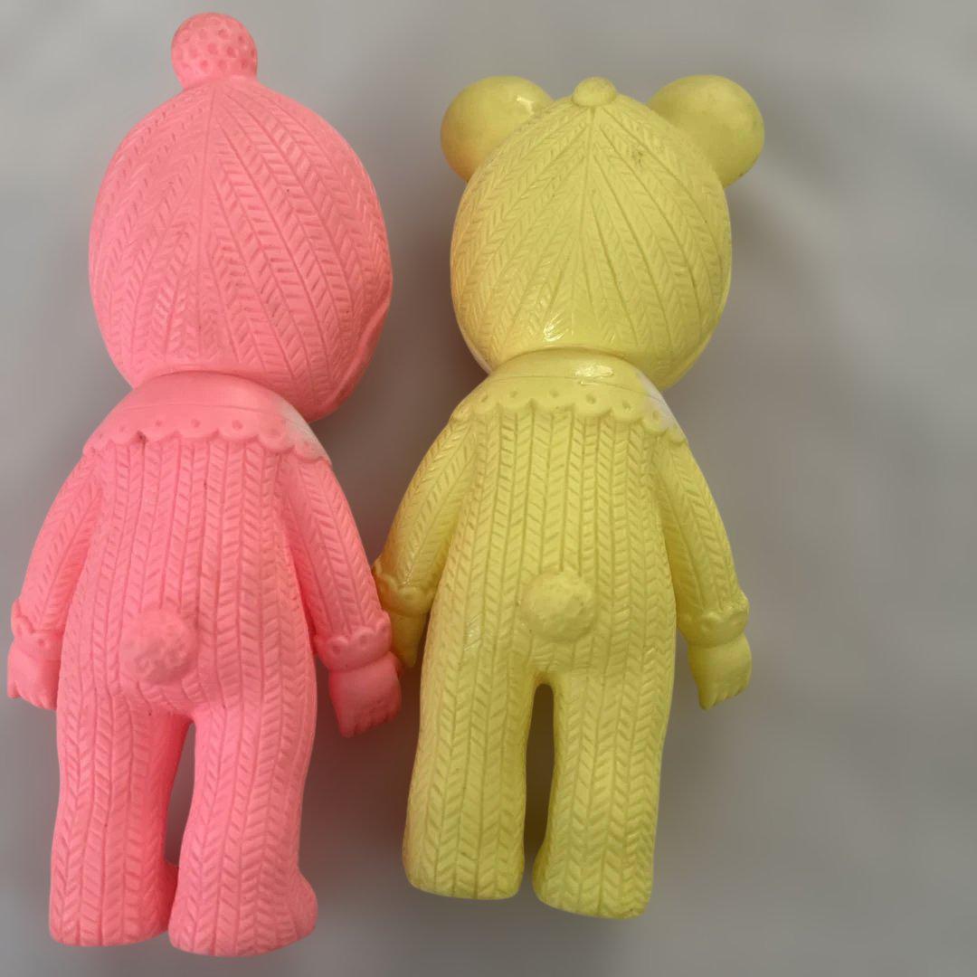 おすわりチャーミーちゃん　2体セット　ソフビ Amazon.co.jp: なかよしチャーミーちゃん ソフビ人形 2体セット