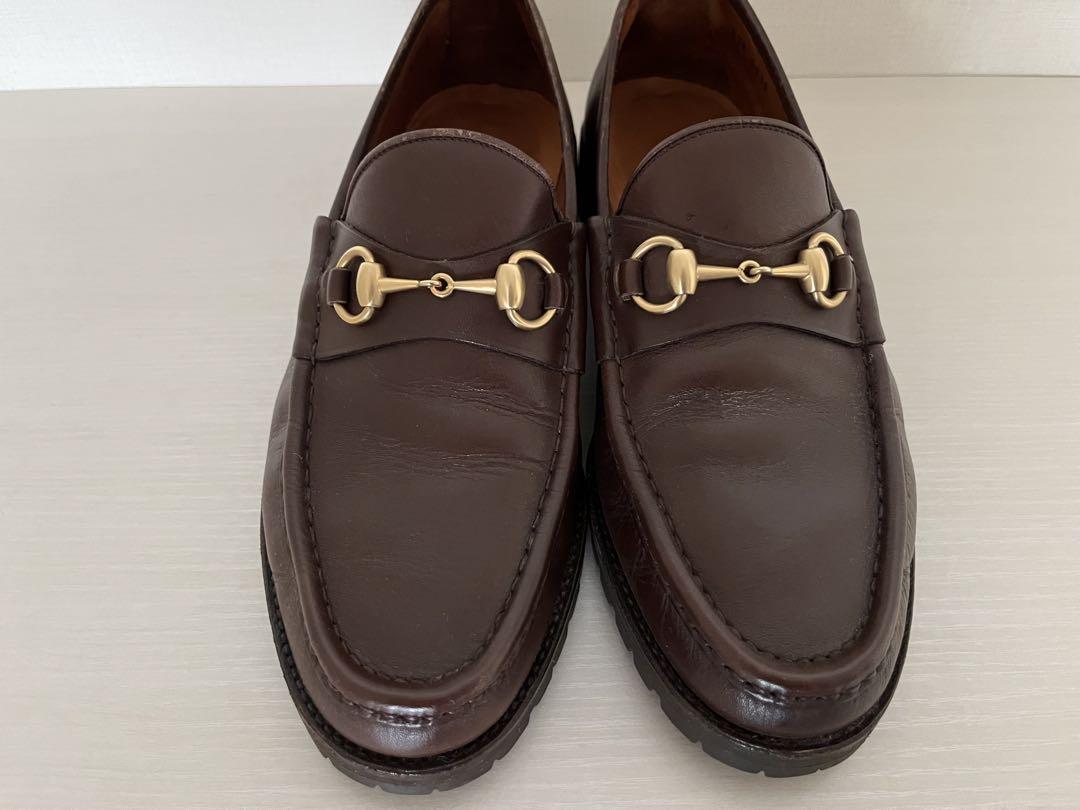 GUCCI グッチ　ホースビットローファー　43 Ｅ　本革