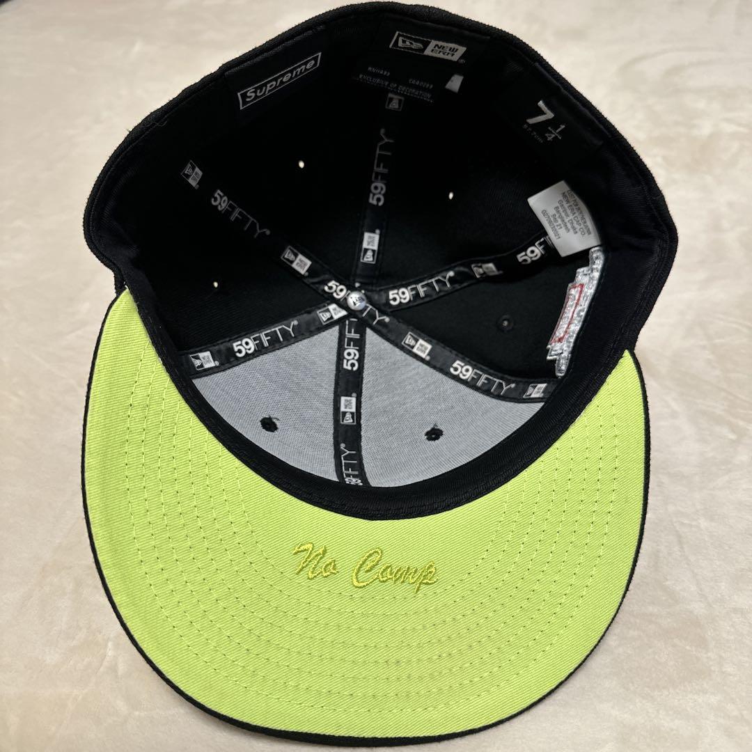 Supreme 59FIFTY ブラックキャップ 7 1/4