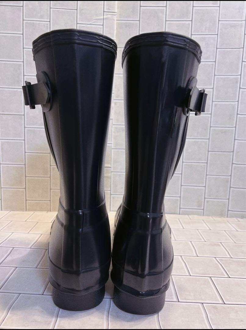 【美品】HUNTER レインブーツ　UK7 25cm相当